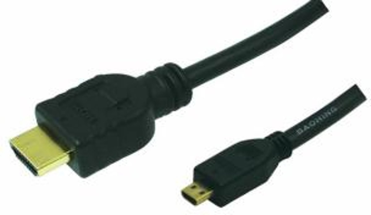 LogiLink HDMI-Kabel Ethernet A -<gt/> micro D St/St 3.00m